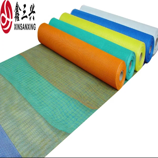 80 90 100 120 140 160 g/sqm Fiberglass Mesh Cloth For Wall Plastering Construction
