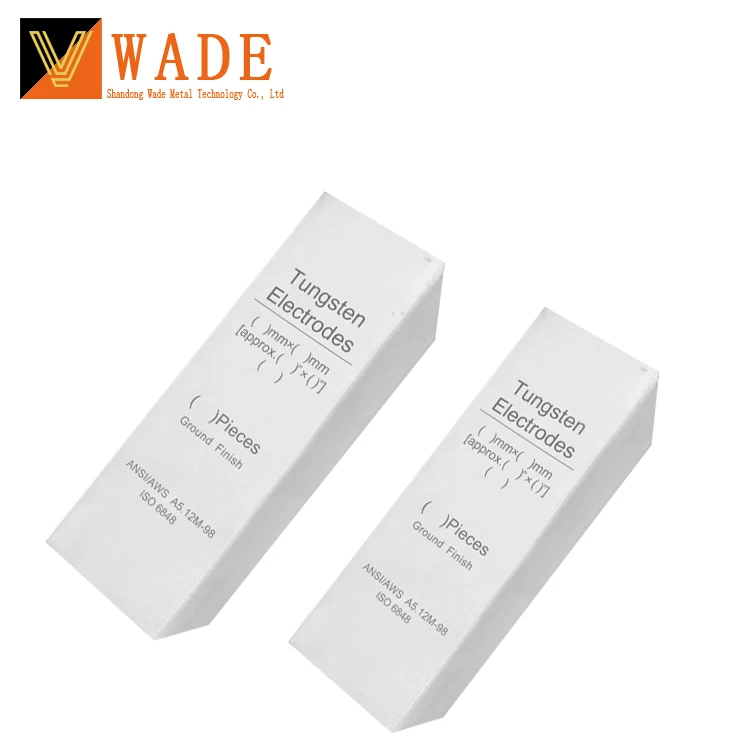 compound tungsten electrodes 2/25` x 7` WE3 /WS2  purple  for TIG arc welding electrode