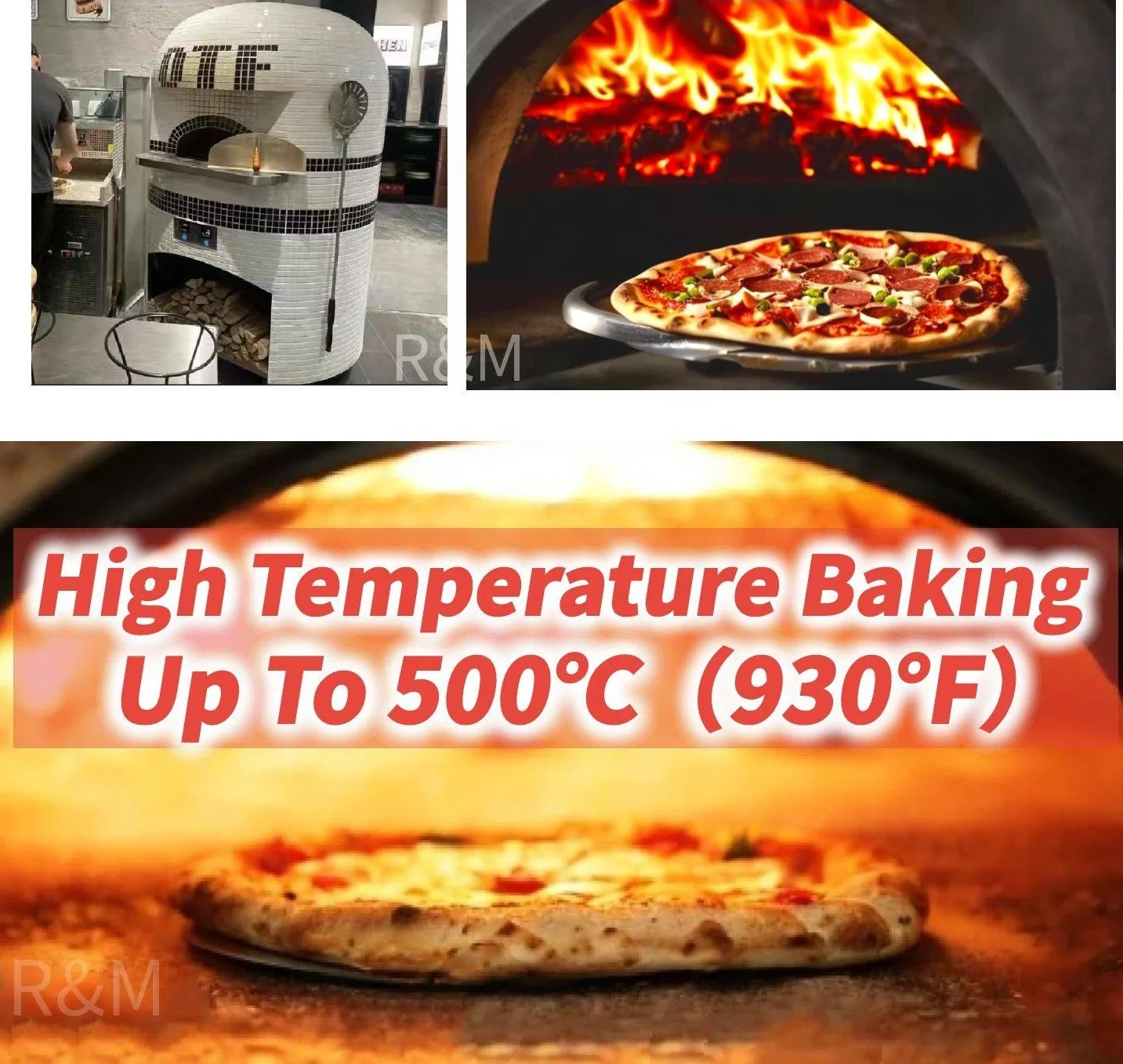 A low price of New materials wholesale good manufacturers rotary gas fast napoli rotating grill pizza oven for restaurant japan