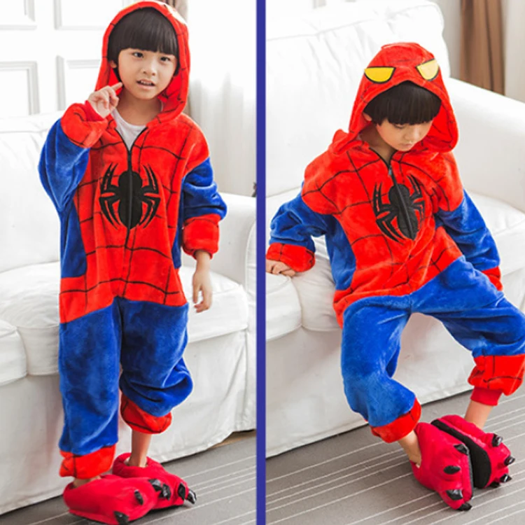 Детская одежда для сна для мальчиков и девочек; Пижама с единорогом; Фланелевая детская пижама с единорогом; Зимняя Пижама с животными