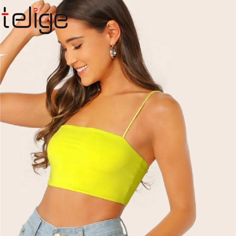 2021 Summer New Design Hot Sale Cotton Sexy Simple Girls Teen Sport Wear Vest Crop Top Bra