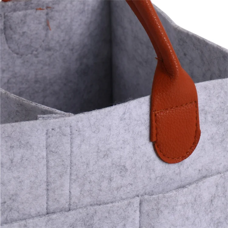 Лидер продаж, детский подгузник с логотипом на заказ, сумка для подгузников с кожаной ручкой