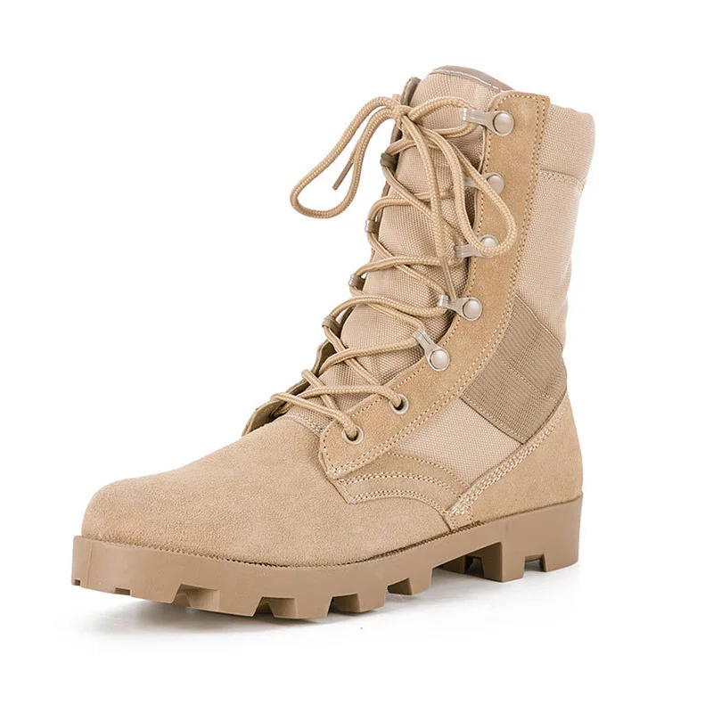 Factory Wholesale Outdoor Sport Original Tactical Hunting Safety Waterproof Shoes Boots  leather