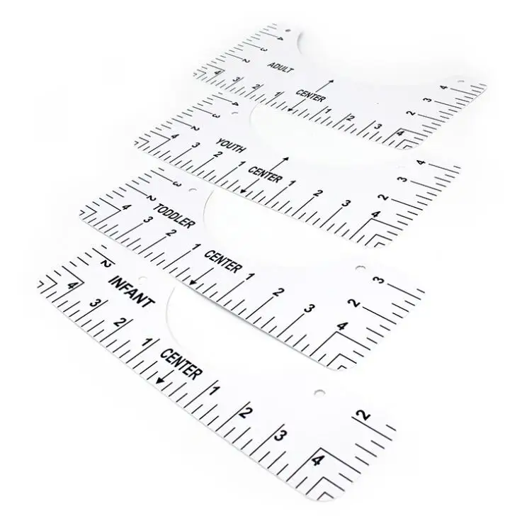 Футболка HTV Выравнивающая Линейка Инструмент футболка линейка руководство футболка виниловая направляющая тройник руководство для нанесения виниловых сублимационных конструкций