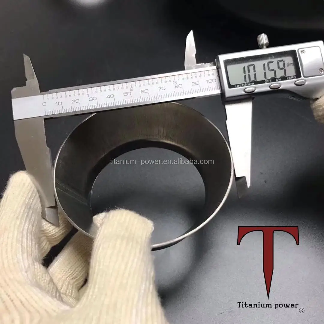 High Quality Concentric Pipe Reducer Customizable Titanium Polished Cone Connect Pipe for Car Downpipe