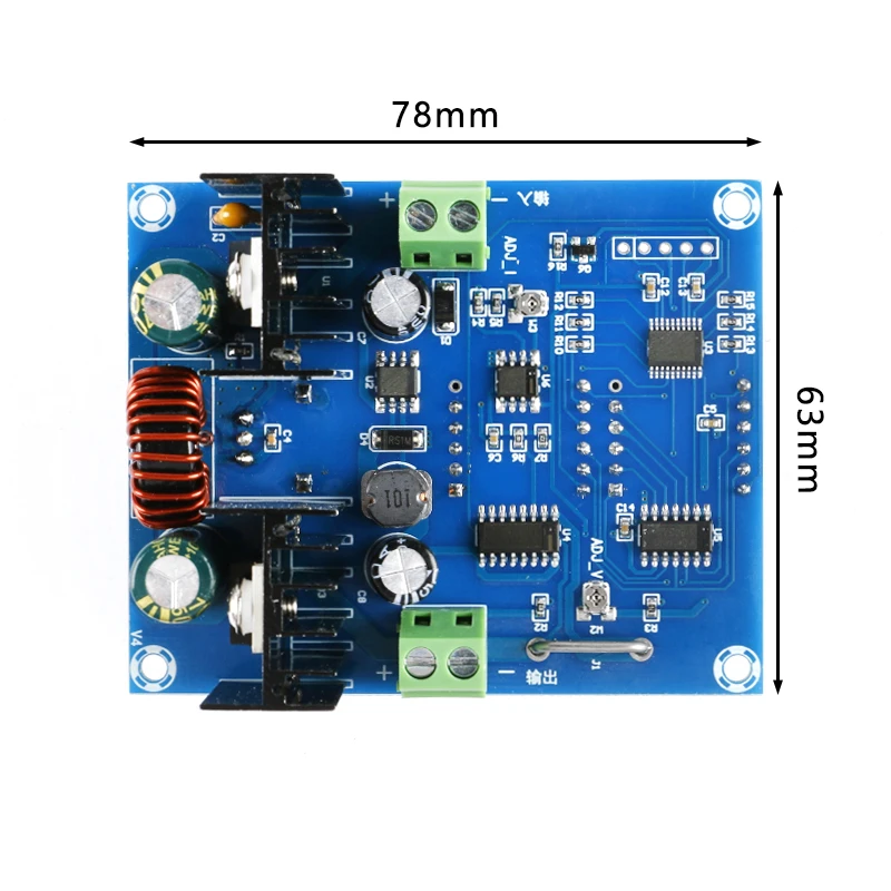 E-TIME XH-M403 Digital Display DC Voltage Regulator Module XL4016 Digital Voltage Current Voltage Regulator Module High Power 8A
