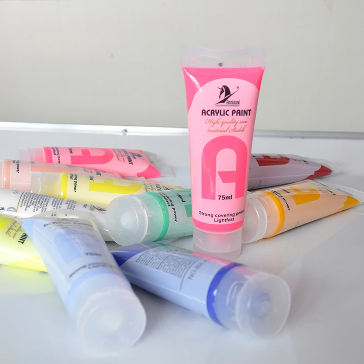 Art Acrylic Paint 100ml Non-toxic Plastic Tube Acrylic Paint For Artist & Hobby Painters