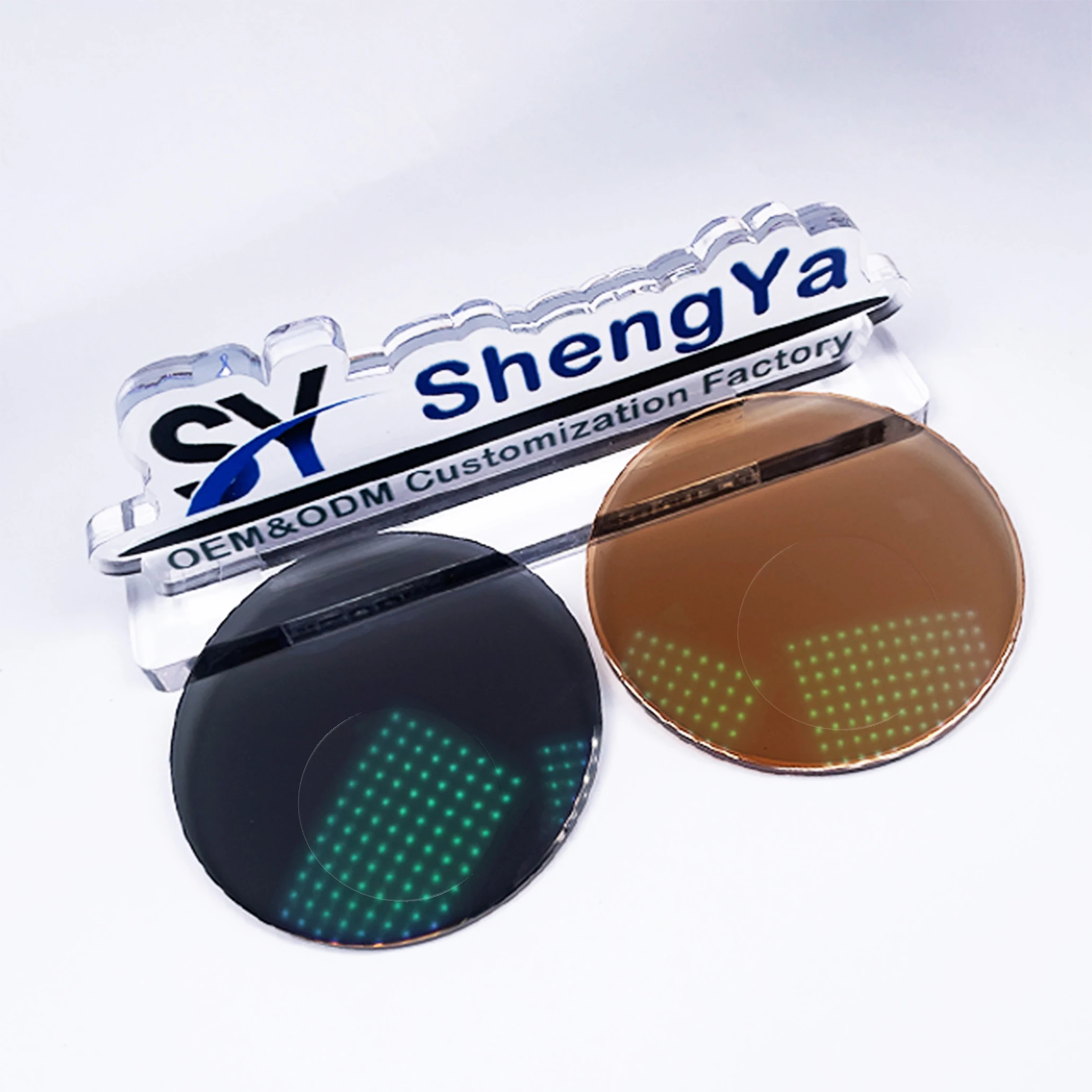 1.56Hmc Bifocal Round-Top Photochromic manufacturers spectacle lentes opticos optic optical lenses photo Round Top lens
