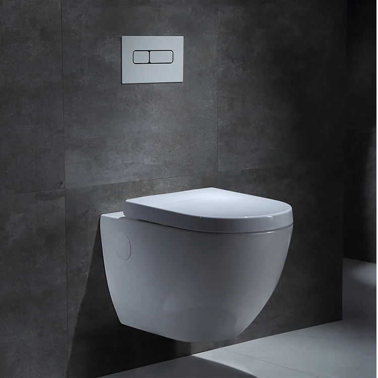 new black wall hung toilets Small family bathroom wc pulse flushing color  toilet bowl modern wall hanging toilet european