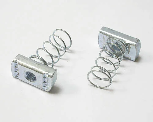 YiSen fastener  high quality M10 Long Spring Nut Channel Nut 40mm Spring Length