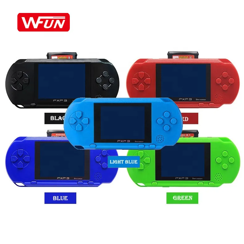 Mini Retro PXP3 Handheld Game Console Portable 16 bit Slim Station 2.7 inch Pocket Game Player for Kids Birthday Gift