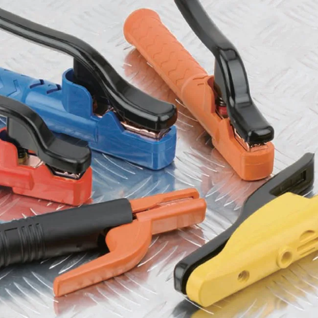 High Quality Japanese Type Custom Arc Welding Tools Electrode Clamp 500-800A Copper Electrode Holder