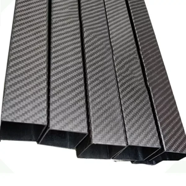 High strength square carbon fiber tubing 3k carbon fiber rectangular tube