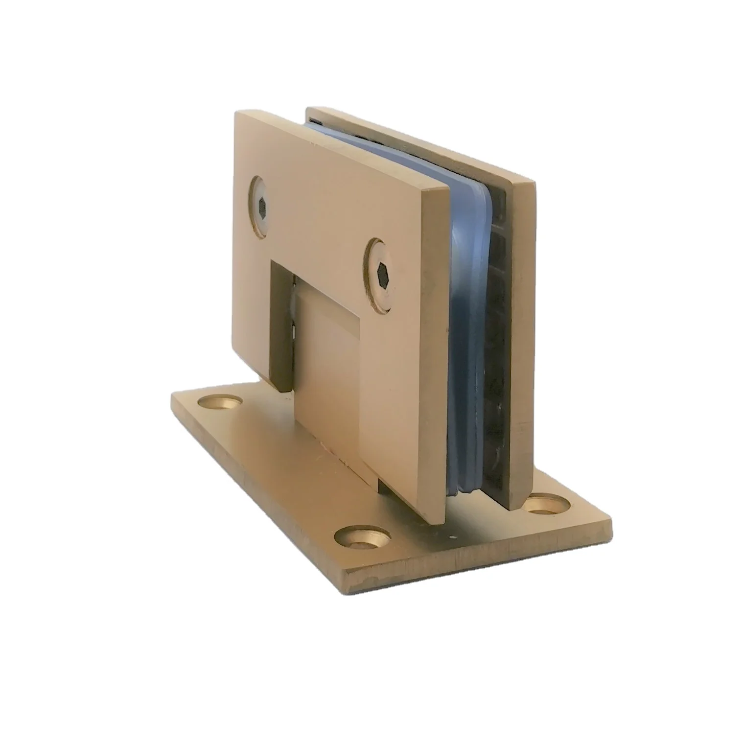 Stainless steel 90 degree glass to glass to wall clamp glass edge shower clamp