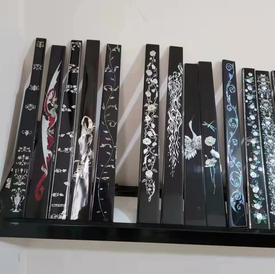 Musical instrument accessories Shell ebony wood acrylic inlay Source Guitar Fingerboard & Position mark manufacturer