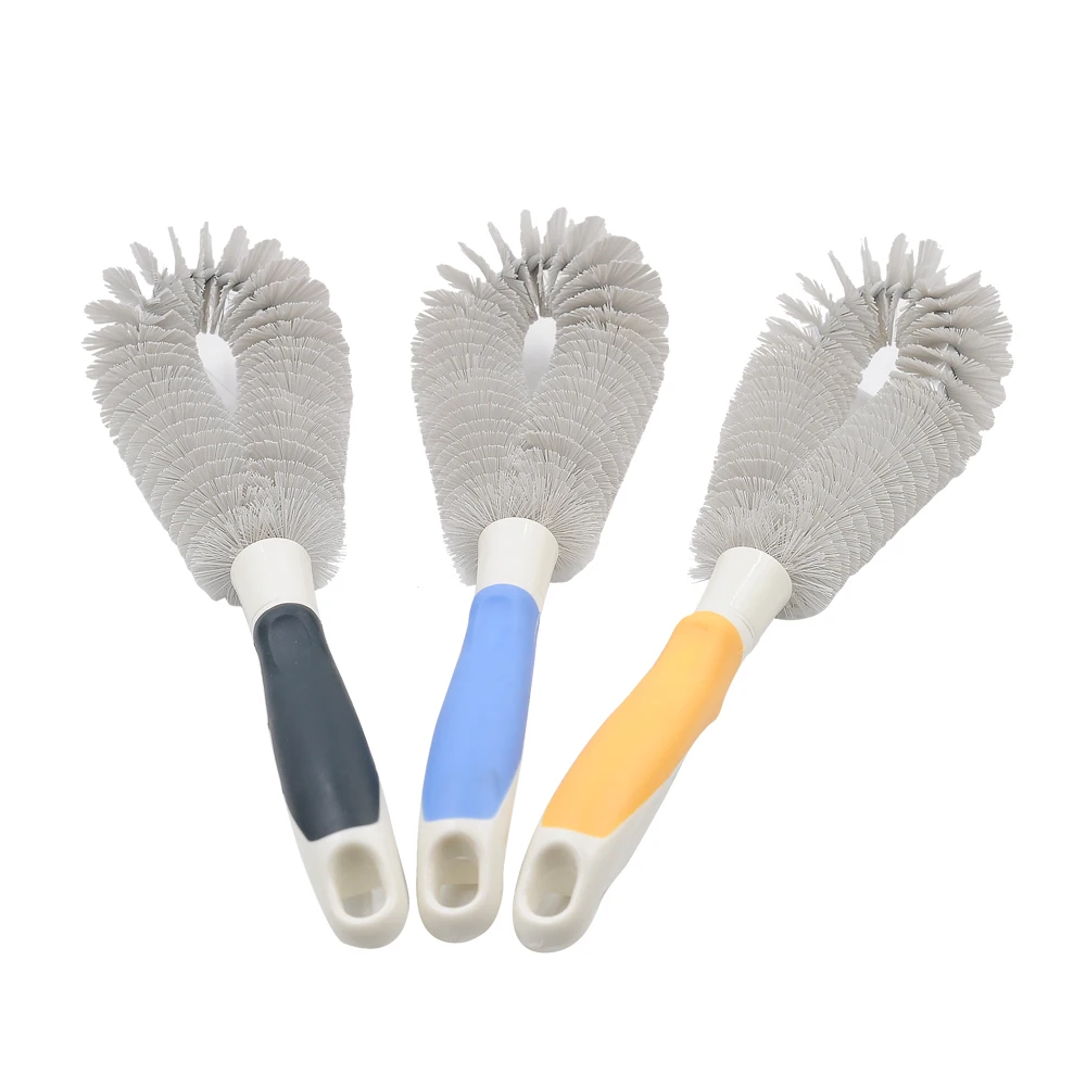 Dishwashing Device Kitchen Cleaning Brush Long Handle Circular cleaning brush Wash Pot