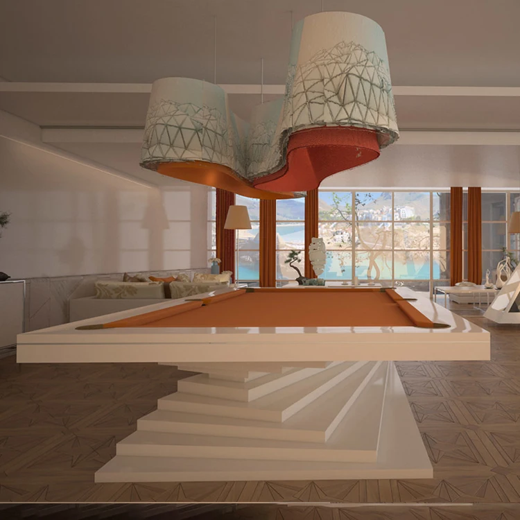 High end customized luxury modern american nine balls pool table for sale