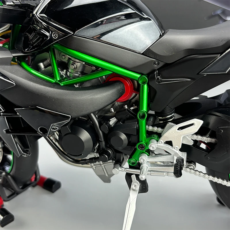 Advance sale 1:6 high quality Kawasaki H2 motorcycle alloy model smoke High speed Exquisite collection display gift collection