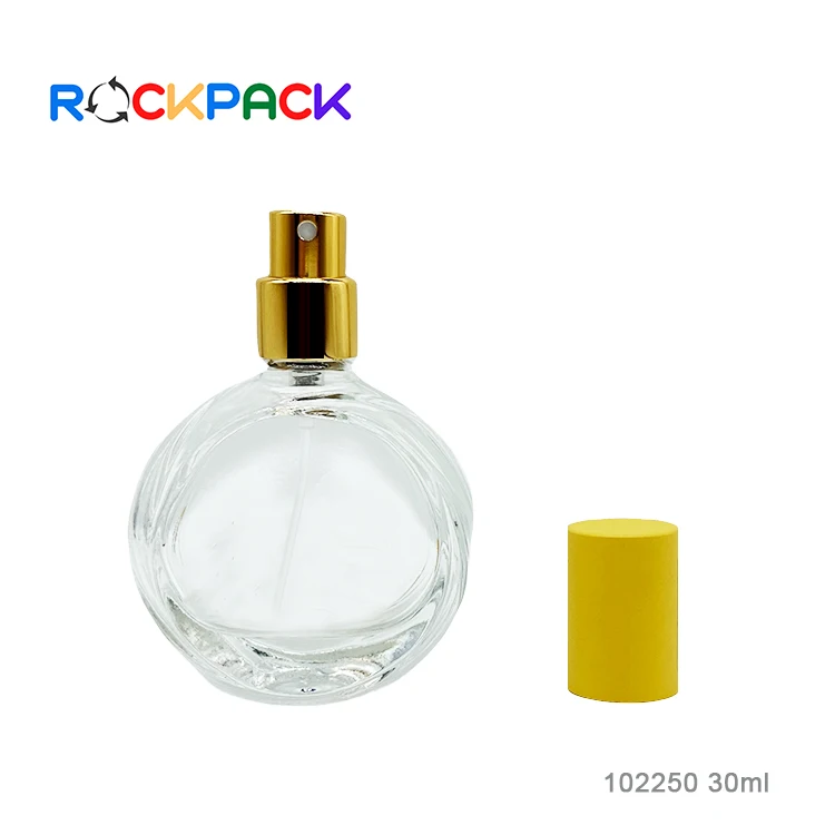 30ml 50ml 100ml Luxury round shape glass beauty fragrance perfume bottles