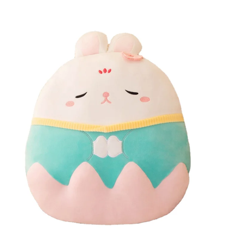 Cartoon Buddha Animal Panda Rabbit Pillow Home Sofa Cushion Spandex Super Soft Stuffed Animal Cat Plush Toy