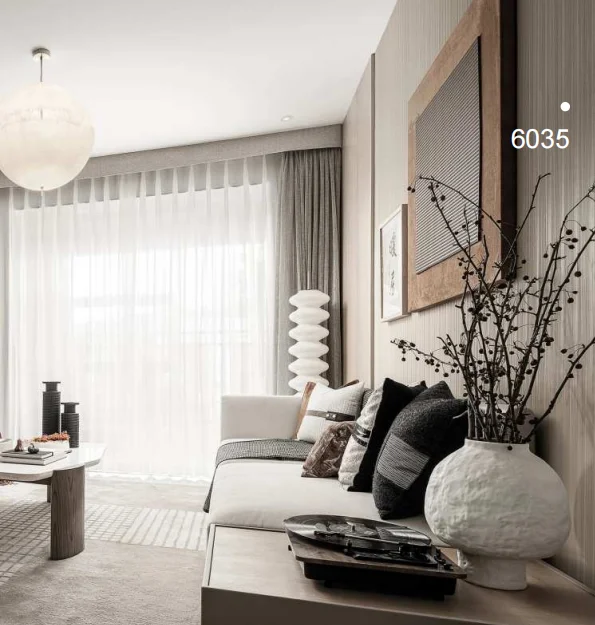 Cloth Patter Series WPC Wall Panel Nontoxic Waterproof New Material for Decoration