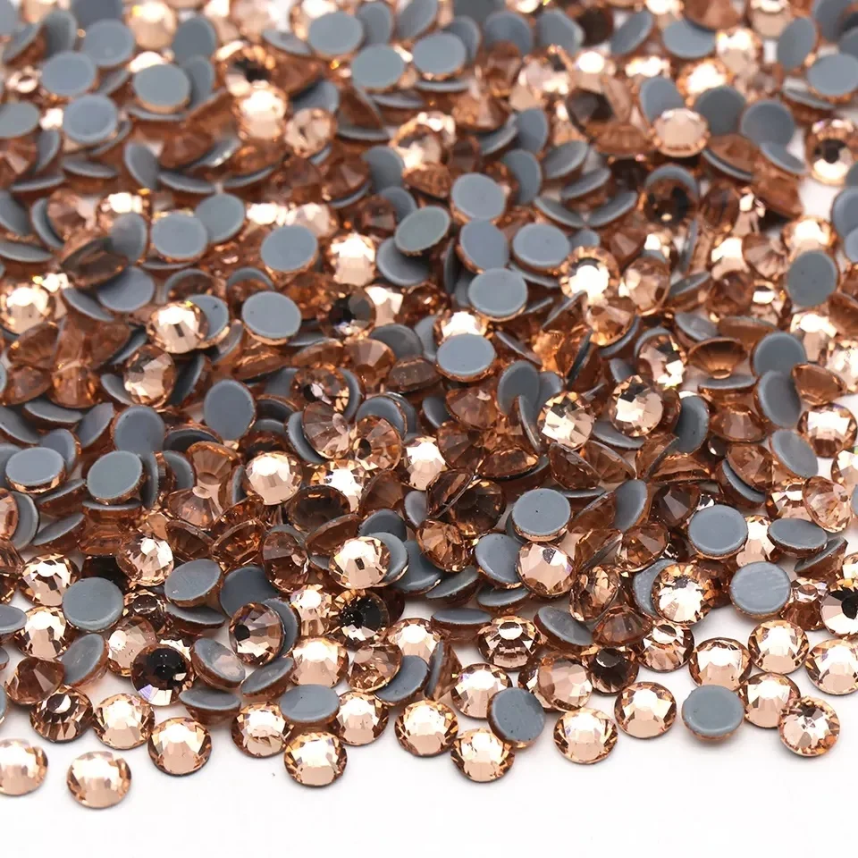 Good  SS20 Hotfix Glass Rhinestones Rainbow color Flatback Rhinestone for Clothes Decorations DIY Bag Garment