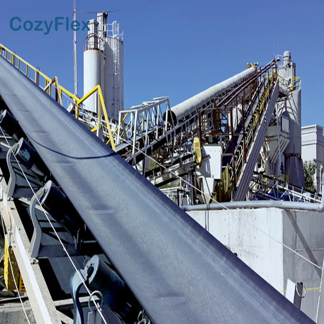 Hot Sles High Quality Belt Rubber Conveyor Used Industrial Polyester Canvas Rubber Conveyor Belt For Sand/Mine
