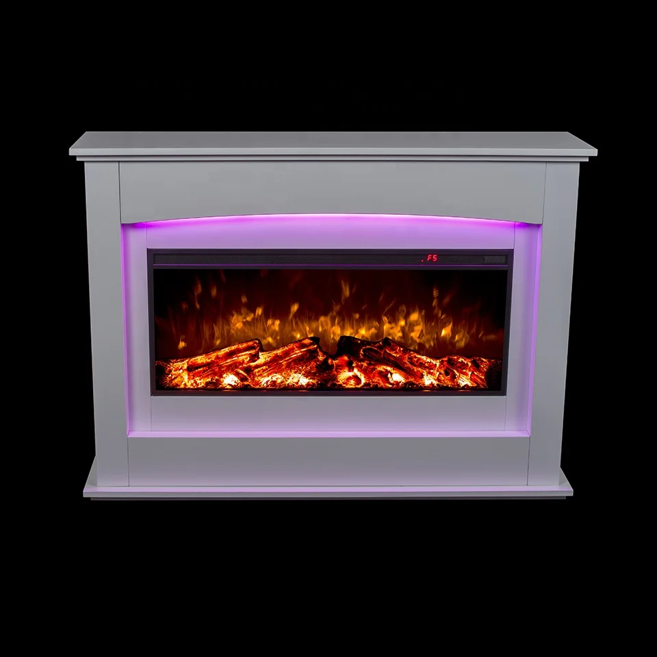GCC and CB  passed 35' insert electric fireplace with western style fireplace mantel