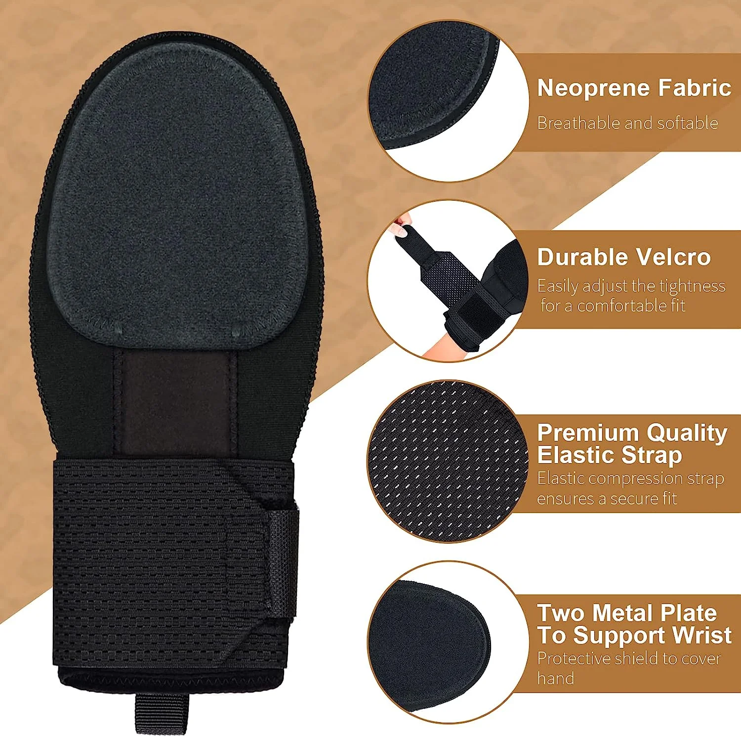 Custom High Quality with Metal Plate Wrist Support Youth Adult Leather Neoprene Sliding Mitt Baseball glove