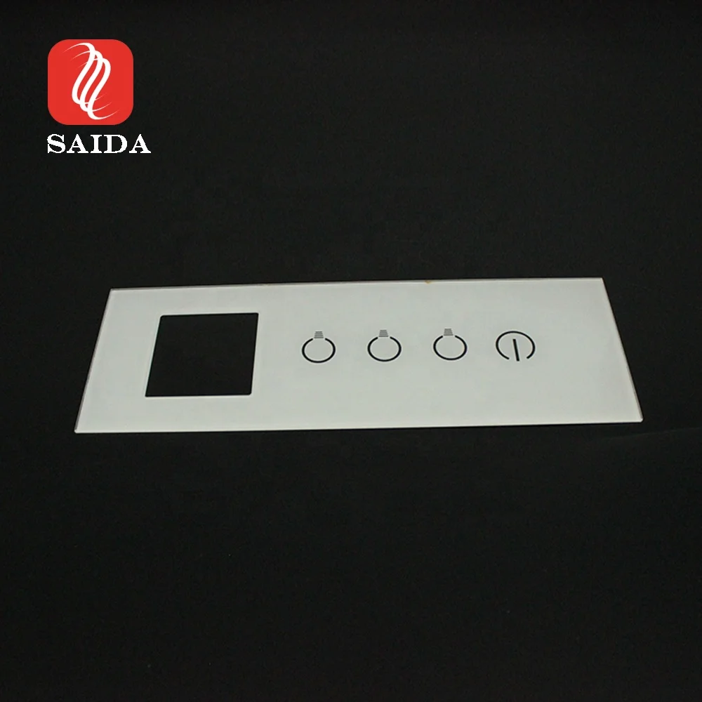 Customized glass process tempered glass panel painted glass switch plates