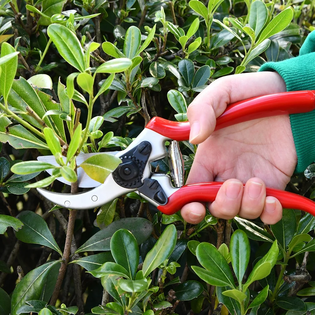 VERTAK Drop Forged Aluminium Handle Garden Branch Cutting Shear Titanium Bypass Tree Pruner