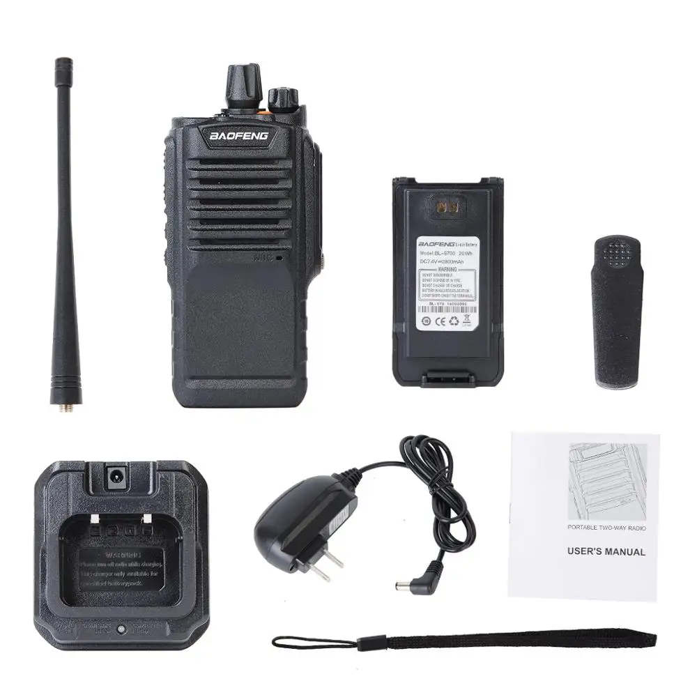 Портативный Baofeng водонепроницаемый иди и болтай Walkie Talkie Bf 9700 двухстороннее радио “иди