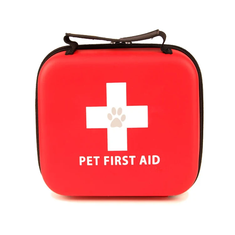 Custom best first aid kit for dog zip medical bag, pet dog first aid box with medical supplies