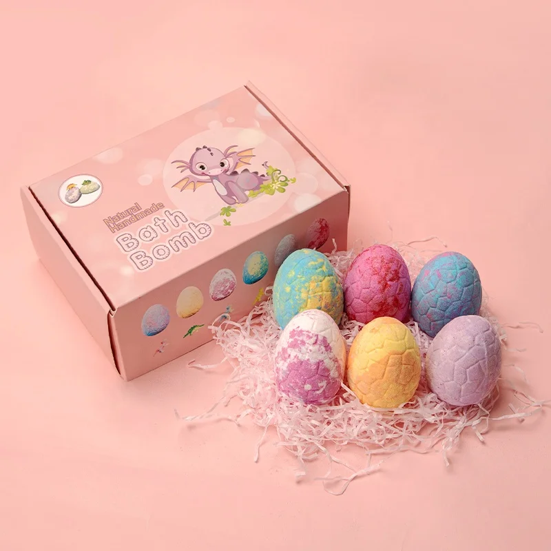 HS01 Children bath salt ball handmade natural fizzy toy bombs for