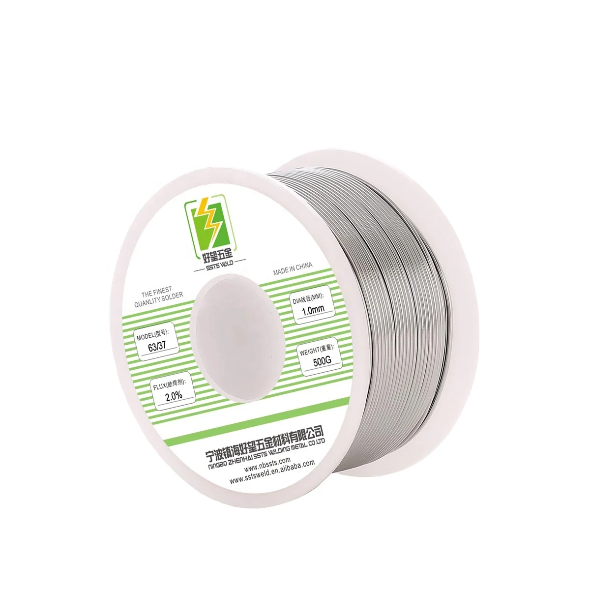 2024 New Type Dim 0.5mm 0.6mm 0.8mm 1.0mm 1KG/800g Lead-free Tin Lead Tin Solder Wire Rosin Flux Core Wire