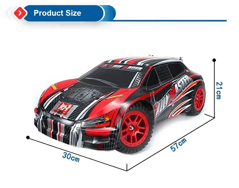 SJY-8081 2.4Ghz Remote Control Brushless Car 45A ESC Off-road 1/8 RC Car 4X4 High Speed Electric RC Rally Car Waterproof