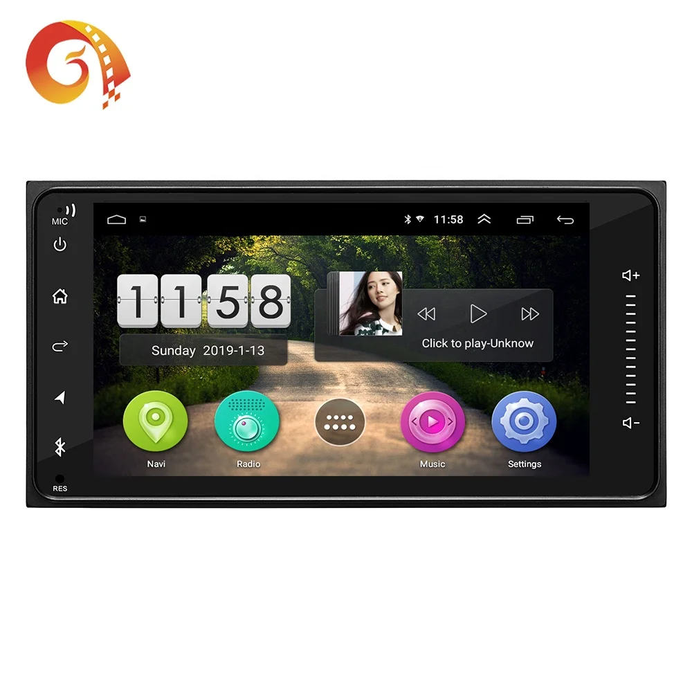 Новый продукт, Лидер продаж, 2 Din 7169, автомобильный Android GPS-навигатор, Android 10, 1 + 16 ГБ, Wi-Fi, BT, GPS, автомобильное радио