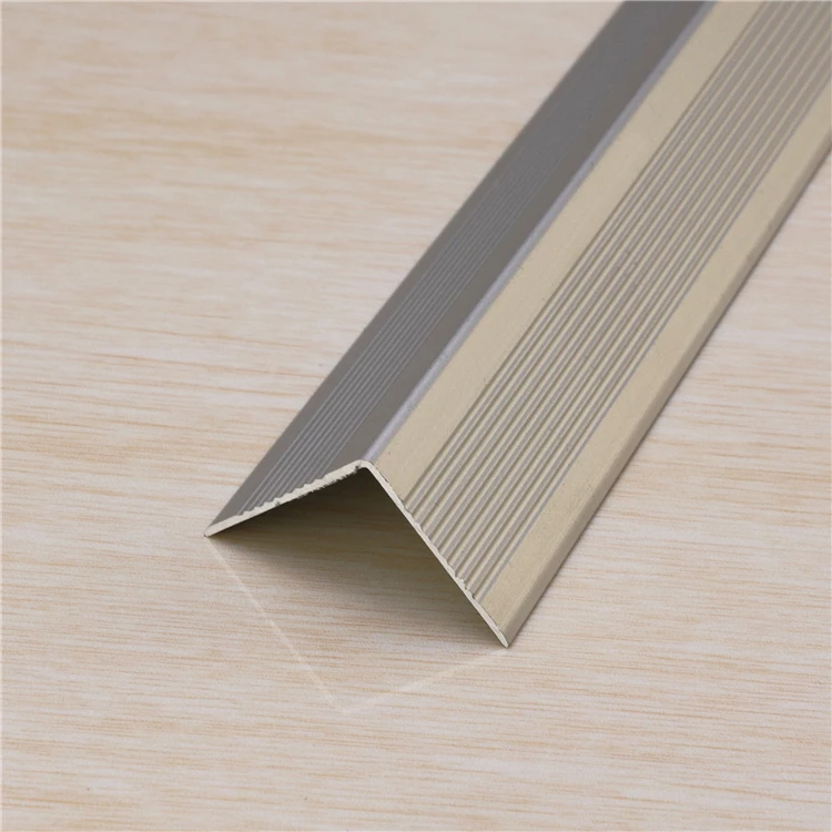 Aluminum Alloy L Shape Anti Slip Stair Edging Stair Nosing for Ceramic Tile