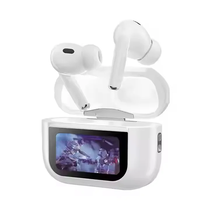 Hot Sell Popular Noise Cancelling TWS Earphones Headphones Sports Outdoor Earphones LED Screen Headphone For Gaming