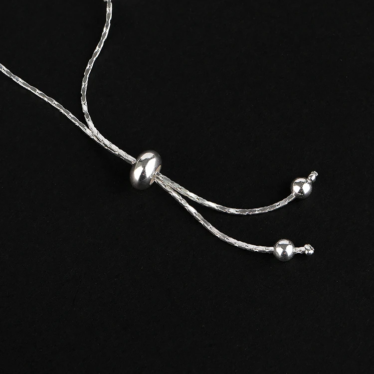 Luxury jewelry 925 silver diamond tennis chain 925 Sterling Silver Bracelet For Women