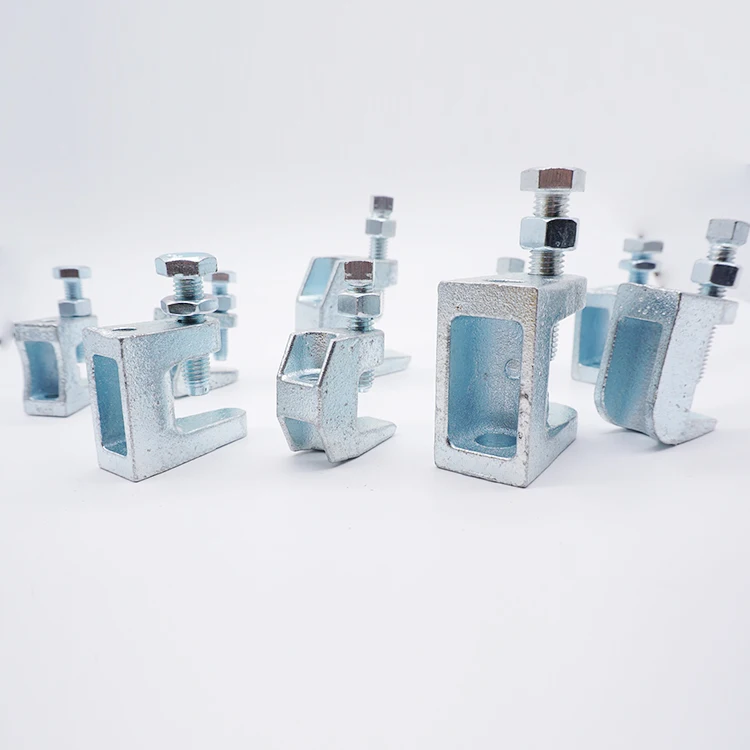 Metal clamp 34 pipe steelbeamclamps c type cable clamps morsetti e clip collier unistrut serrage unistrut