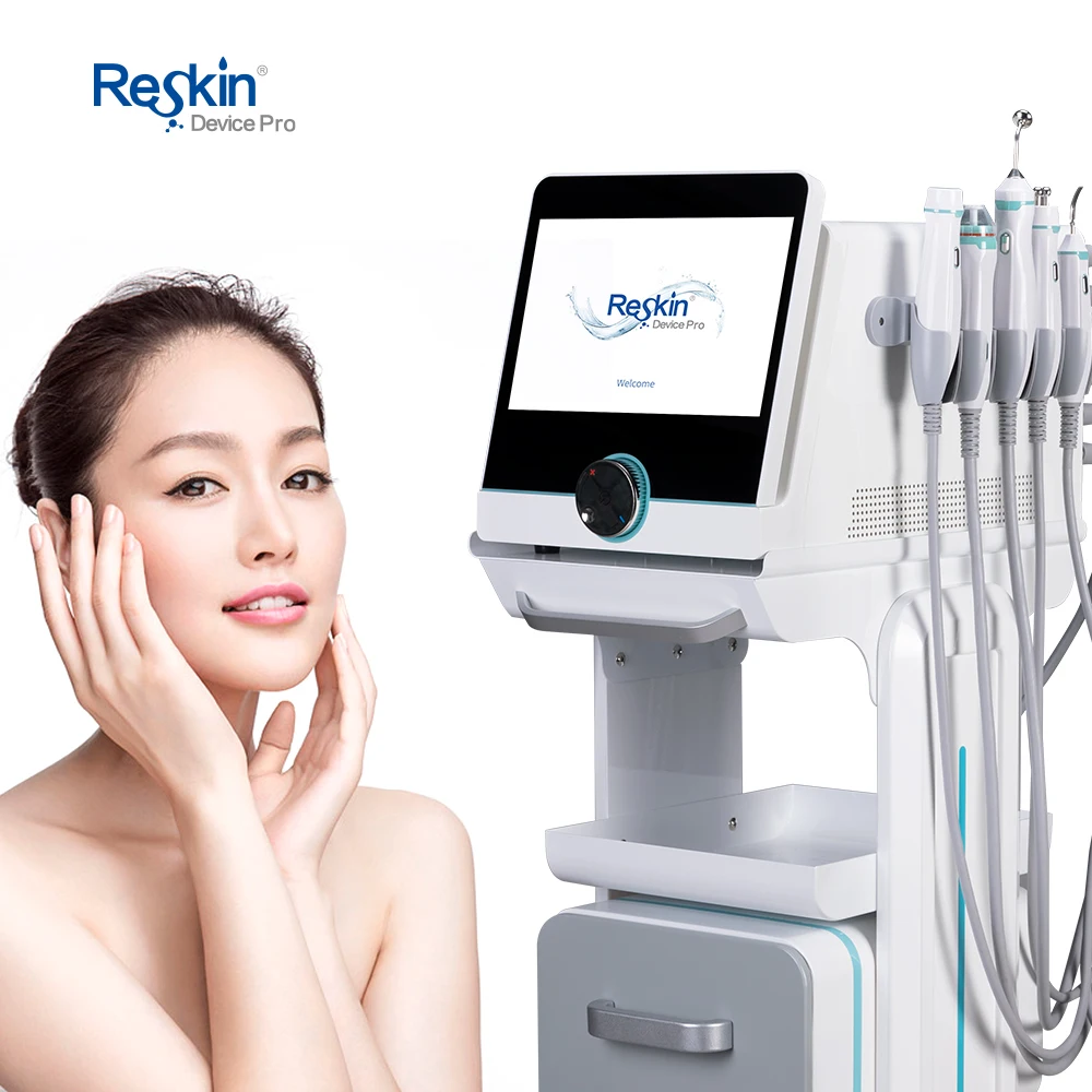 Beauty Salon Essential OEM 6 in 1 Multifunctional Hydro Dermabrasion Water Oxygen Jet Facial Face Skin Care Machine