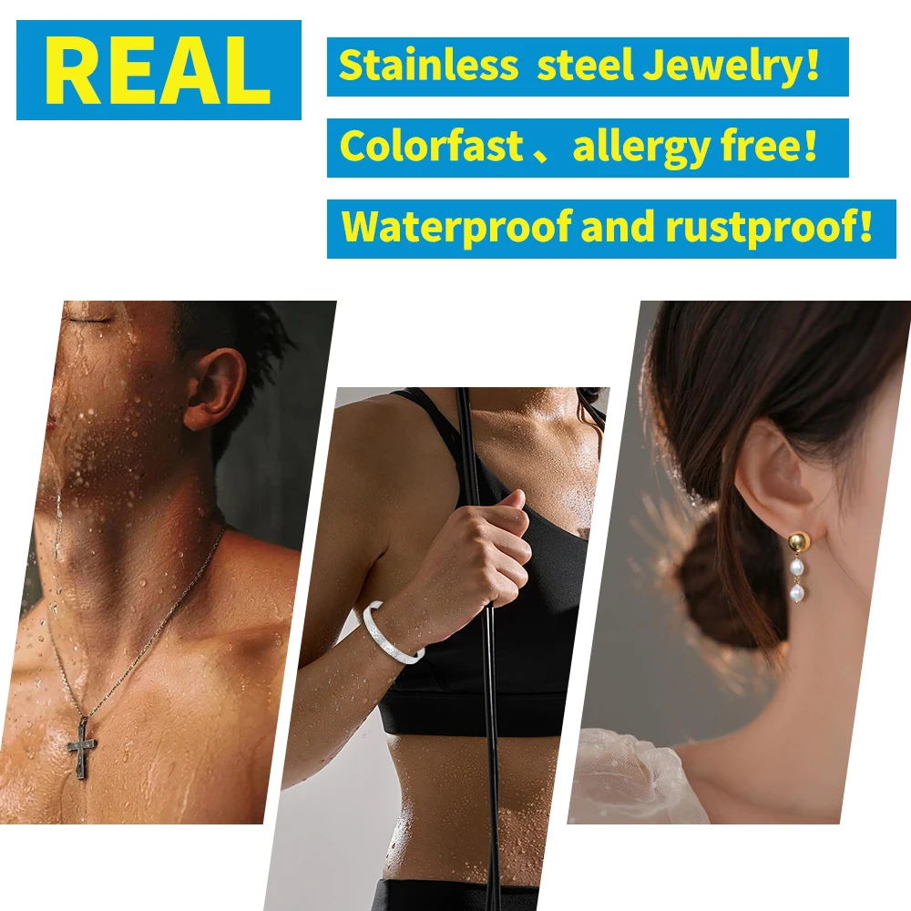 Женские серьги из нержавеющей стали