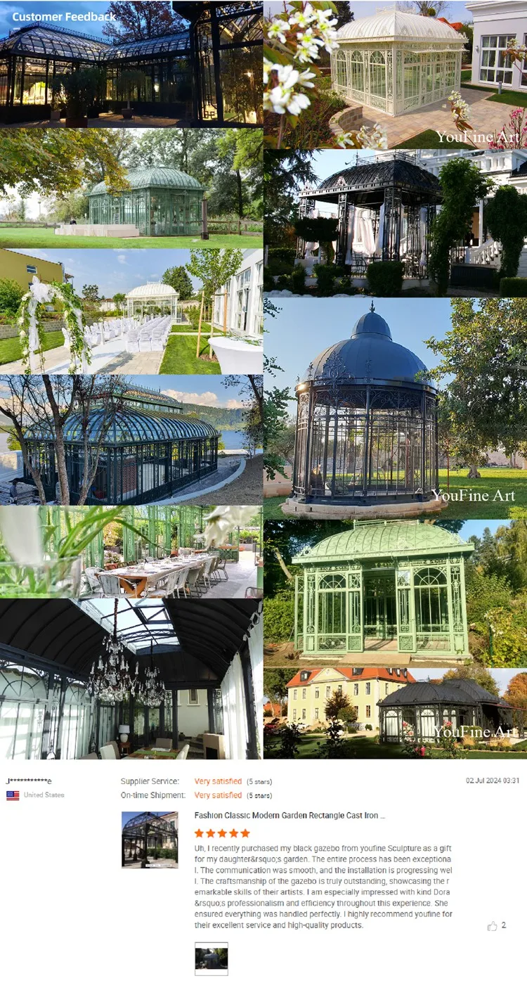 youfine iron gazebo feedback