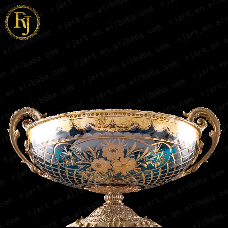 Dubai Turkey Complete Gift Fruit Plate Dish Wholesale Turkish Dinnerware Idishlar Gold Pattern Chinni Posuda European Dinnerware