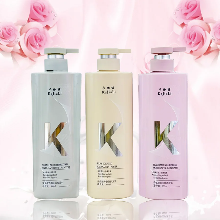 Wholesale  Amino acid smooth skin shower gel Dandruff removing and nourishing shampoo and conditioner