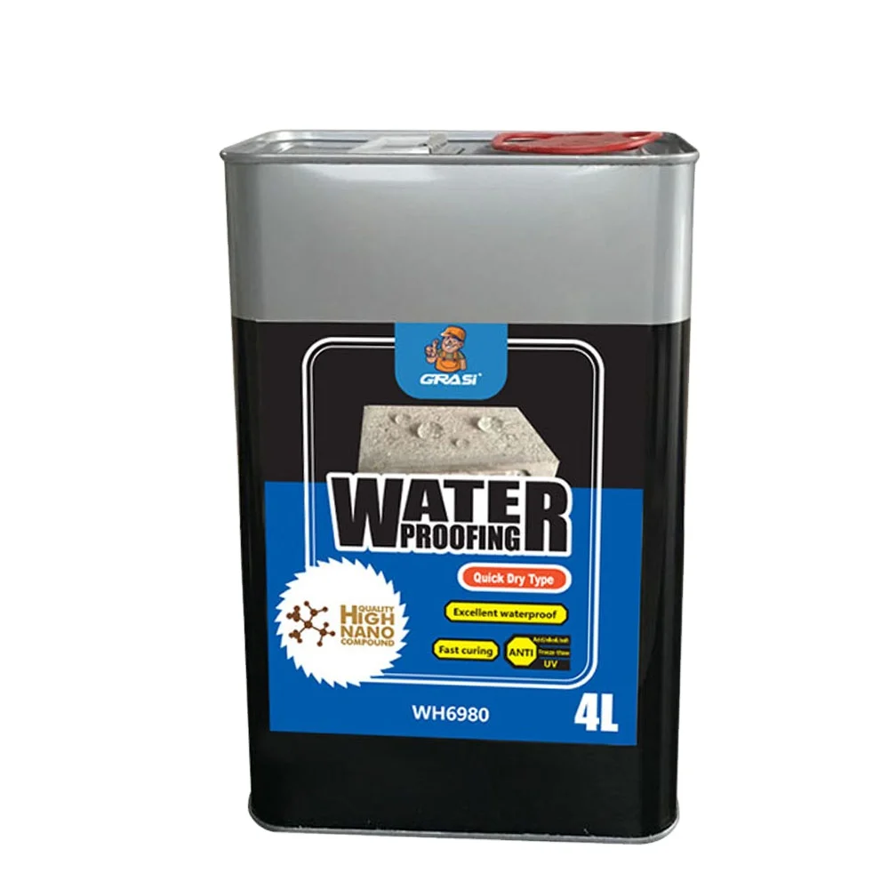Outdoor Wall Cement and Balcony Cement Brick Hydrophobic Products Exterior Paint Dry Time Fast Silicone Sealant Impregnant