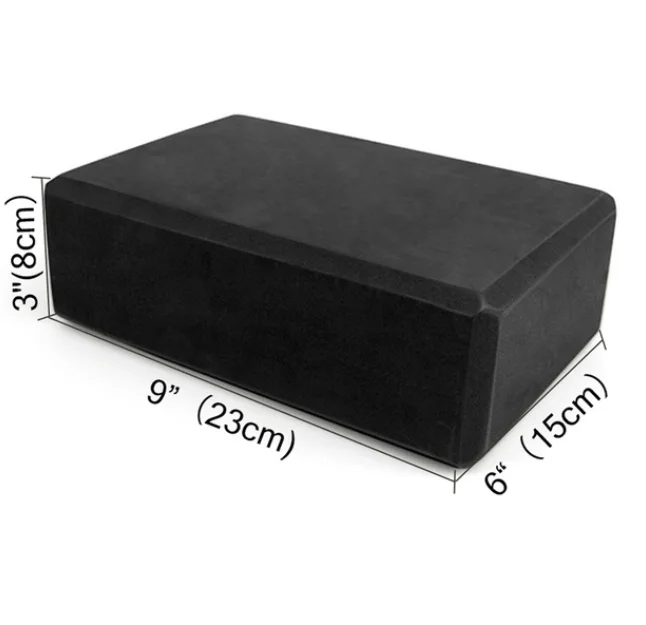 
OEM Gym Fitness EVA Yoga Block Recycled Colorful Foam Block Brick for Yoga Exercise 