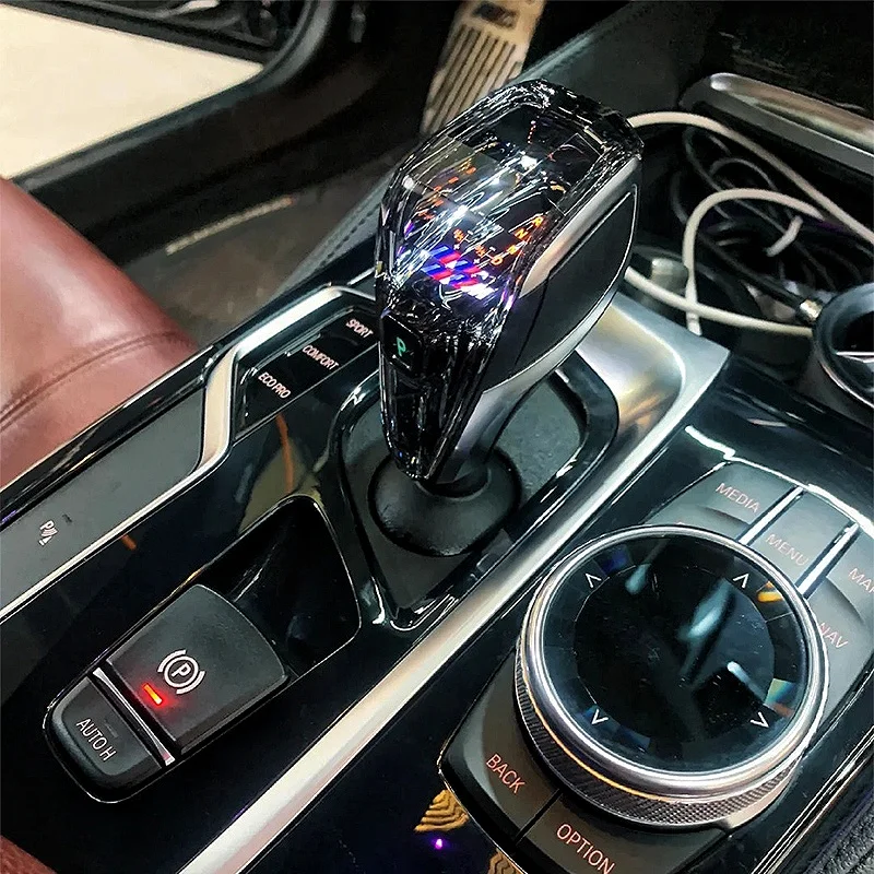 Auto Parts automatic Crystal gear shift knob Gearbox Handle For BMW X5 X6 X3 7 Series 5 Series 6 Series Models