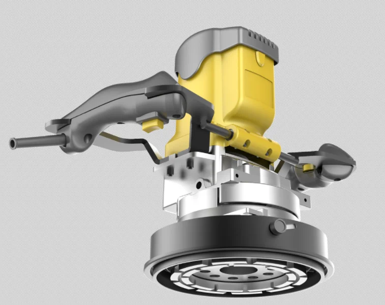 Профессиональная Проводная электрическая шлифовальная машина KINTY для пола, ручной орбитальный полировщик 1900 Вт